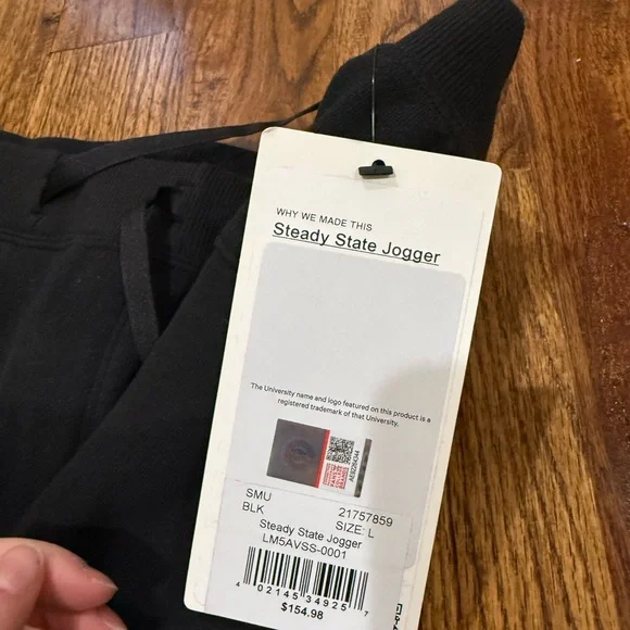 Men’s Steady State Jogger Lululemon x SMU NWT - Picture 2 of 5
